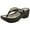 8161 Brown, variant on GP Wedge Platform Flip Flop Sandals for Women: 8161 Black, EU38 (US Size 7 - 7.5)