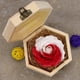 thumbnail image 5 of Jabón de baño con flores de rosas multicolores con caja de madera, jabón de rosas en caja de regalo, cofre de almacenamiento de bricolaje para aniversario, cumpleaños, boda, día de San Valentín, día, 5 of 6