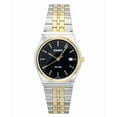 thumbnail image 1 of Casio Analogique Bicolore Acier Inoxydable Cadran Noir Quartz MTP-B145SG-1AV Montre pour Homme, 1 of 1