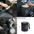 thumbnail image 7 of Jeiento Cute Dachshund 14 Pack Car Seat Cover Set with Steering Wheel Cover Seat Belt Strap Cover Garbage Bin Armrest Cover Rearview Mirror Cover Coaster Gear Shift Knob Cover Set Fit SUV Sedans, 7 of 7