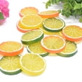 thumbnail image 5 of 30 rodajas de limón artificiales, rodajas de limón falsas, rodajas de fruta artificial para decorar., 5 of 5