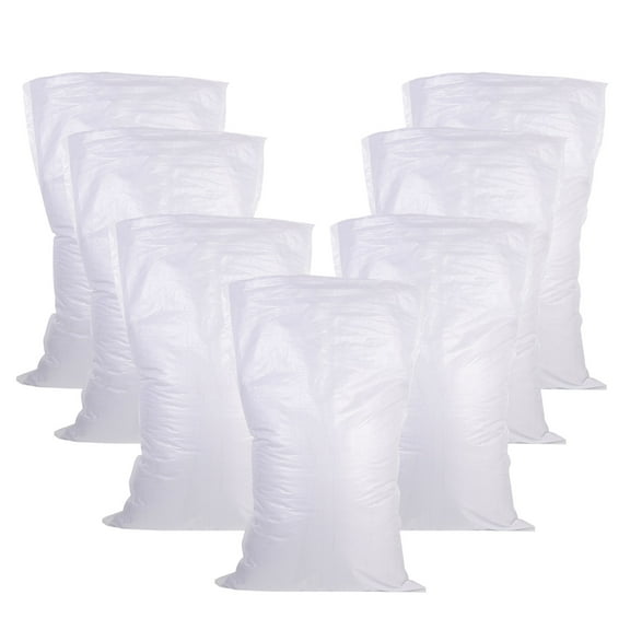 BESTOYARD Flood Control 16Pcs Empty Sandbags Waterproof PP Barrier Bags for Storms