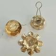 thumbnail image 4 of Tapa de hardware para bola de Navidad, cubierta de aluminio para colgante de accesorios navideños de plata chapada en oro de 7 mm a 70 mm, cubierta de hierro, 4 of 5