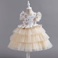 thumbnail image 4 of SDNall Baby Girl Dress Girls Formal Dress Big Children Layered Mesh Princess Dress, 4 of 9