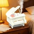 thumbnail image 4 of Humidifier Piano Flower Humidifier, USB Small Humidifier, 350ml Quiet Ultrasonic Cool Mist, 2 Mist Modes, 7 Color LED Night Light, Auto Shut Off, for Bedroom Desk Office Dry Air Usb Humidifier, 4 of 7