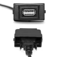 thumbnail image 4 of Cable de montaje en panel,Salpicadero del automóvil Puerto USB de carga en panel,Cable de extensión macho a hembra Cable adaptador,Puerto USB 2.0 Cable de extensión de montaje en panel,Cable, 4 of 7
