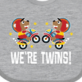 thumbnail image 4 of Inktastic Twin Boy Motorcycle Bear Boys Baby Bib, 4 of 4