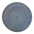 thumbnail image 3 of Contemporary Home Living Variegated Woven Round Placemats - 15" - Blue - Set of 6, 3 of 8