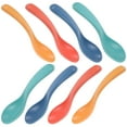 thumbnail image 2 of 8pcs Wheat Straw Spoons Cereal Dinner Spoons Dinner Spoon Portable Small Cereal Spoon, 2 of 9