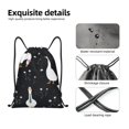 thumbnail image 4 of Bingfone Fashionable Goose Drawstrings Backpacks Bags for Men Women Gym Drawstrings Bag-Medium, 4 of 6