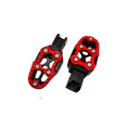 thumbnail image 1 of Posapiés Para Moto Universales 1 par, Negro/Rojo, 1 of 4