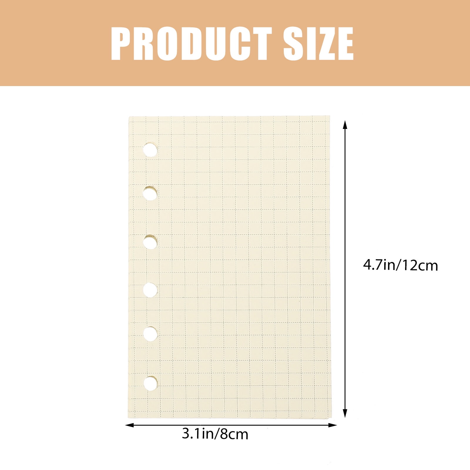 3 Books of Planner Refill Paper Refill Binder Paper Loose Leaf Paper