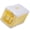 Yellow, variant on Shelf Storage Pet Travel Box, Cats and Small Dogs, Store-Flat Plastic Kennel with Front Door and Top Carry Access