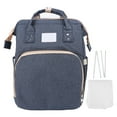 thumbnail image 2 of Baby Diaper Bag Backpack Water Proof with USB Sunshade for Nursing Bottle Baby Shower Gift, 2 of 7