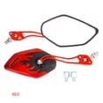 thumbnail image 1 of 1 Pair Motorcycle Rearview Mirror Flame Pattern Reversing Mirror Electric Scooter Accessories For 8mm/10mm, 1 of 7