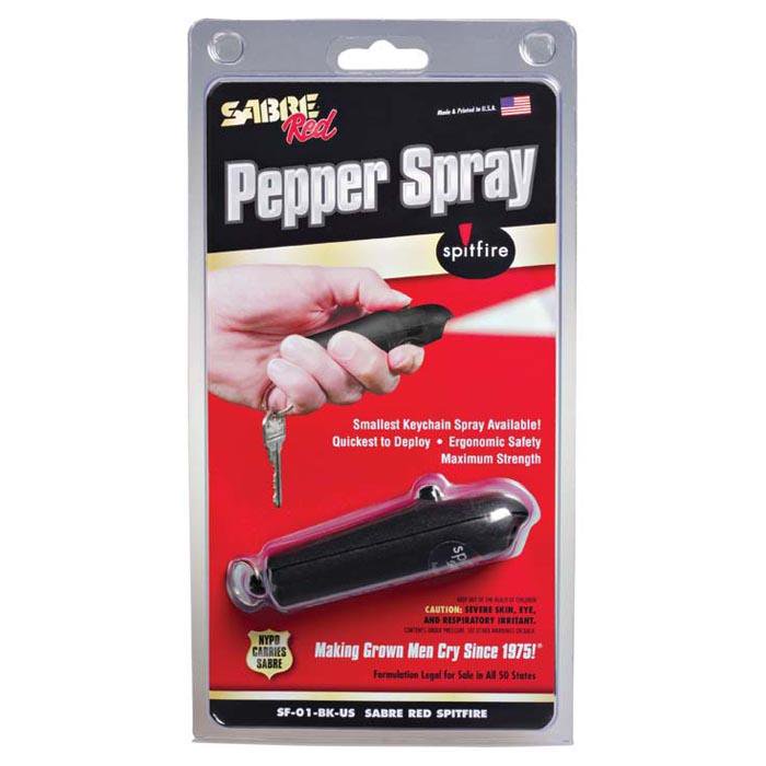 SABRE Red Pepper Spray Police Strength Spitfire, Most Advanced, Compact