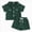 A84-Green, variant on Toddler Boy Summer Baggy Athletic Shorts Sets Short Sleeve Tshirt & Shorts Cool Casual Workout Outfits 6-12 Months 12-24 Months 2t 3t 4t 5t 6t 7t 8t 9t Children 2-3 Years