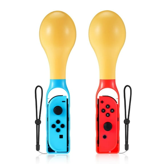 Achort Game Sand Hammer Hand Grip for Switch/Switch OLED, Switch Left and Right Sand Hammer Grip with Wrist Strap Switch OLED Sport Game Accessories