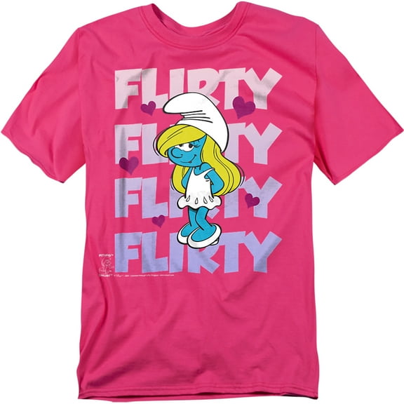 Smurfs T-Shirt Flirty Unisex Graphic Tee For Men & Women