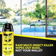 Raid Multi Insect Killer 7, Indoor & Outdoor Bug Spray, 15 oz