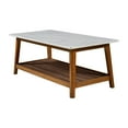 thumbnail image 1 of Teamson Home Coffee Table & Storage Wooden TV Unit Faux Marble, 1 of 10