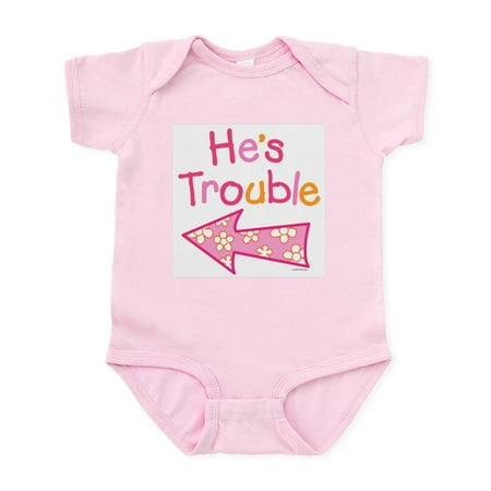 

CafePress - Hestrouble Body Suit - Baby Light Bodysuit Size Newborn - 24 Months