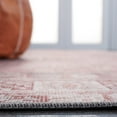 thumbnail image 5 of SAFAVIEH Tucson Basil Traditional Machine Washable Area Rug, 6' x 6' Square, Light Rust/Beige, 5 of 9