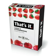 That's It, Fruit Bar Apple + Strawberry, 12 Ct