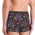 thumbnail image 3 of Goofa Snakes And Snake Fruit Printed Men's Boxer Briefs Underwear, Moisture-Wicking Underwear, Trunk,Soft and Breathable Cotton Underwear-X-Large, 3 of 9