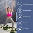 thumbnail image 2 of Daisy Gym Towel with Storage Bag, 72.8"x26.8", Suitable for Yoga, Pilates, Fitness, etc. - Yoga Mat Towel, Yoga Towels, Yoga Towel, 2 of 6