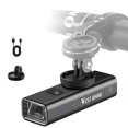 thumbnail image 1 of WEST BIKING High-Intensity 400LM Bike Front Light with Spider Web Design, Compact & Waterproof for Night Cycling, Aluminum Alloy, Type B Mount, IPX4 Rated, 1 of 7