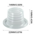 thumbnail image 4 of Foqnuq Faucet Leak Proof Sealing Gasket, Waterproof Silicone Washer, Durable Plumbing Seal Ring, Universal for Hot & Cold Water - 20 Pack Leak-Proof Solution, 4 of 8
