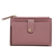 harmtty Women Wallet Multi Card Slot Smooth Zipper Faux Leather Small