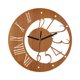 thumbnail image 2 of Reloj de pared silencioso, decorativo, fácil de leer, para decoración del hogar, reloj colgante para baño madera, 2 of 9