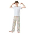 thumbnail image 3 of Wobogo Groovy Pastel Daisy Long Pajama Pants Bottoms Soft Sleepwear with Pockets, 3 of 9