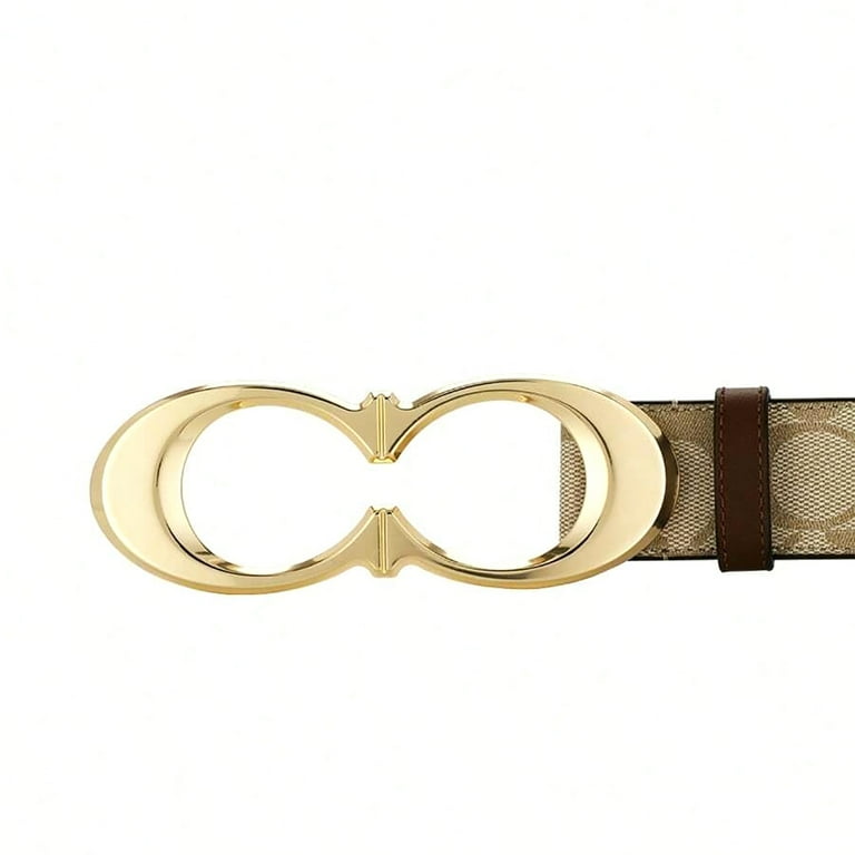 COACH◆Women's Buckle Belt, 38mm ベルト (追跡付き/全国無料） Coach Women's Signature Buckle Belt, 38 Mm, Large, Waist 36