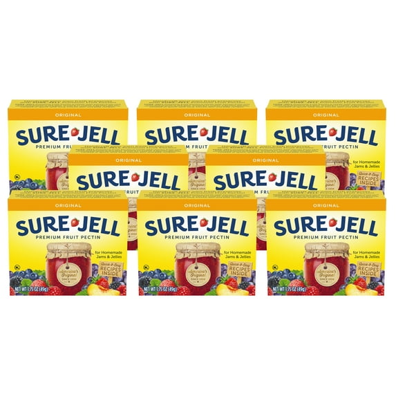 Sure Jell Premium Fruit Pectin, Original, 1.75 oz. (Pack of 8)