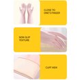 thumbnail image 5 of Kugisaki Rubber Cleaning Gloves for Dishwashing, Reusable Kitchen Gloves for Washing Dishes and Household Cleaning, Dish Gloves with Non-Slip Grip and Flocked Lining (Size M), 5 of 8