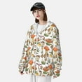 thumbnail image 5 of Gaeub Mushrooms Men's and Women's UPF 50+ Long-Sleeved Sun Protection Clothing, Fishing Shirt Long Sleeve Zip - Large, 5 of 9