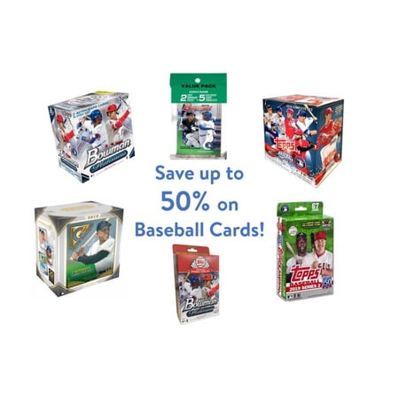 Save up to 50% on Baseball Cards!