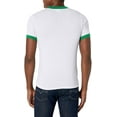 thumbnail image 3 of Ringer T-Shirt 2Xl White/Kelly, 3 of 3