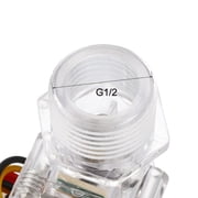 G1/2 Hall Effect Liquid Water Flow Sensor Switch Flowmeter Counter DC5V 1-30L/min Clear YF-S201C