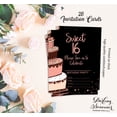 thumbnail image 5 of Darling Souvenir Black Birthday Invitation Card Printable Elegant Fill or Write In Blank Party Invites 28 Pcs 5 x 7 Inches, 5 of 5