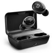 Duet 50 Pro  Sweatproof Wireless Bluetooth Earbuds for Small Ears. 130 Hr Long Battery Life. Charging Case, TWS Microphone, Boosted Bass Earbuds Wireless Bluetooth Earbuds Long Lasting Battery