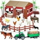 thumbnail image 2 of Mini Juguete Granero Juguetes de Granja Playset BOLZRA 66 Piezas de Plástico de Animales de Granja, 2 of 2