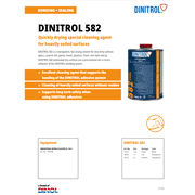 DINITROL 582 Special Cleaner Transparent 1L Can - Fast Drying Cleaner