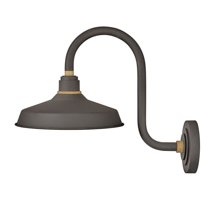 Hinkley Lighting 10362 Foundry 1 Light 17" Tall Outdoor Wall Sconce - Museum Bronze /