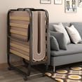thumbnail image 3 of Cama plegable Costway con Colchón de espuma memoria marco Metálico 200 X 80 X 40 cm beige, 3 of 9