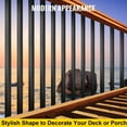 thumbnail image 5 of 101-Pack Deck Spindles, 26" Aluminum Balusters, 0.75" Square Profile, Includes Screws for Secure Wood/Composite Deck Install, 5 of 7