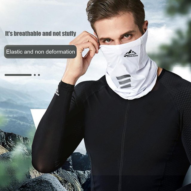 toallita Cubierta facial de seda helada Tubo para el cuello Deportes al aire libre Ciclismo A prueba de viento A prueba de polvo Respiración Barbie Nuevos Originales